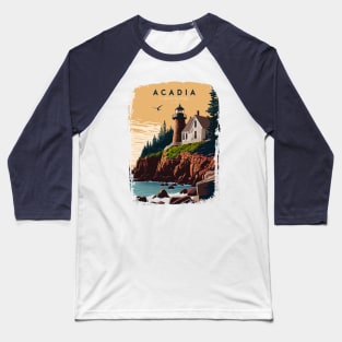 Acadia National Park Baseball T-Shirt